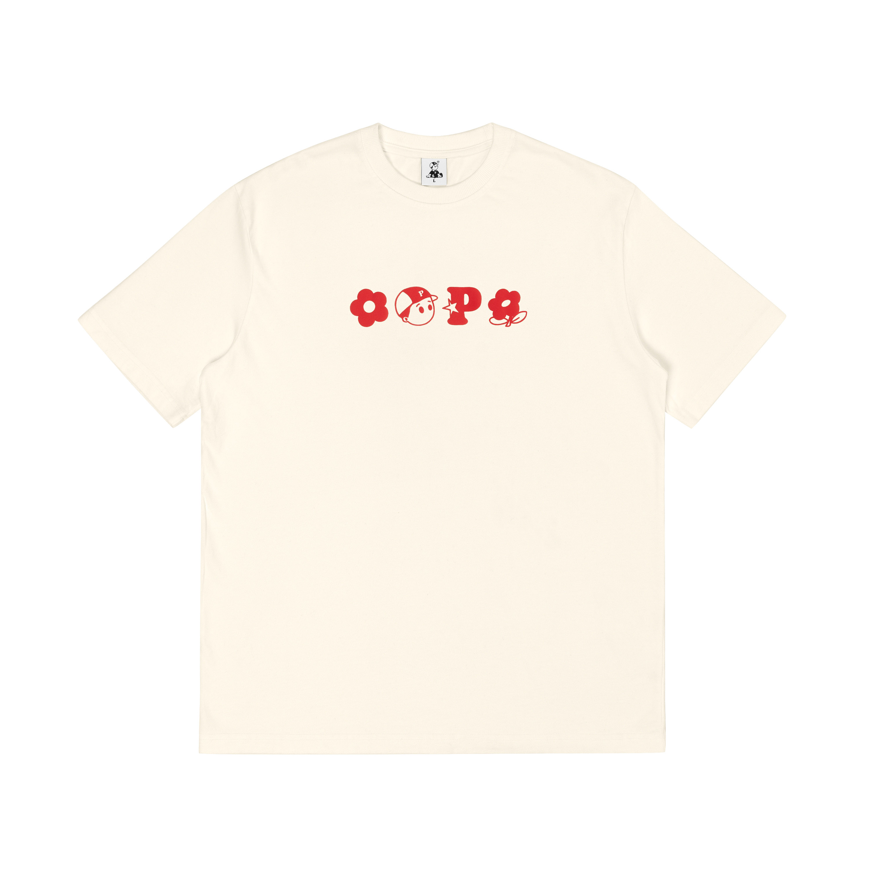 Pawa Speed Sports | MONOGRAM T-SHIRT - CREAM